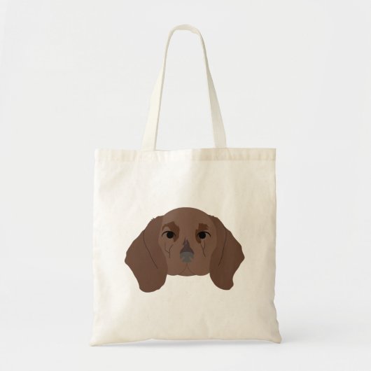 Dackel auf Tote Tasche (Vorne)