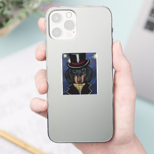 DACKEL AUFKLEBER (Telefon)