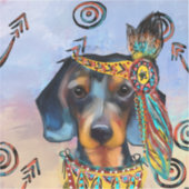 DACKEL AUFKLEBER (Vorderseite)