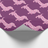 Dackel aus Herz Geschenkpapier (Ecke)