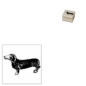 Dackel aus Kautschuk Gummistempel (Stempel)