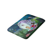 Dackel Baby Mermaid Bath Mat Badematte (Schrägansicht)