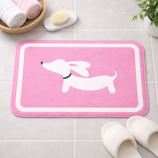 Dackel Bad matt Rosa Dackel Badezimmer Ruhige Badematte