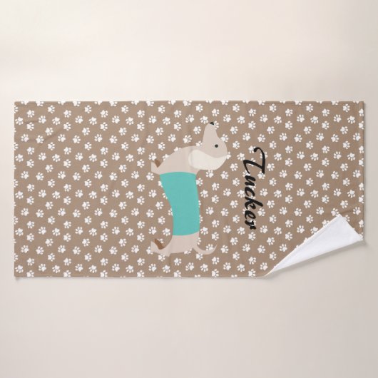 Dackel Badehandtuch (Badehandtuch)