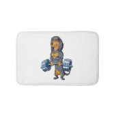 Dackel Badematte (Vorderseite)