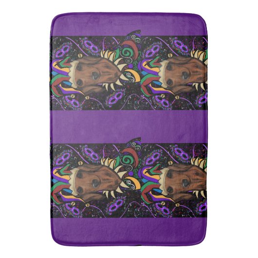 Dackel Badematte (Vorderseite Vertikal)