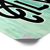 Dackel Badeseife waschen Sie immer Ihr Weiner-Post Poster (Ecke)