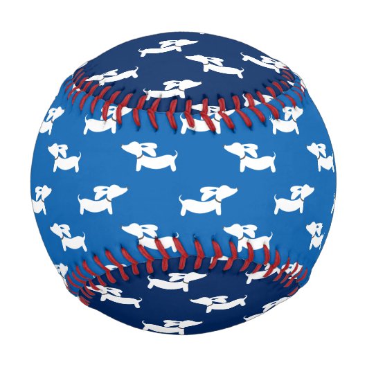Dackel Baseball für Dackel Dog Fans (Vorderseite)