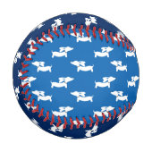 Dackel Baseball für Dackel Dog Fans (Vorderseite Links)