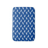 Dackel Bath Mat Blue Dackel Rug Badezimmer Matte (Vorderseite Vertikal)
