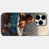 Dackel Bathtime Fun Case-Mate iPhone Hülle (Rückseite (Horizontal))