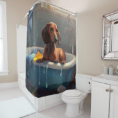 Dackel Bathtime Fun Duschvorhang (Beispiel)