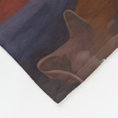 Dackel Bathtime Fun Fleecedecke (Ecke)