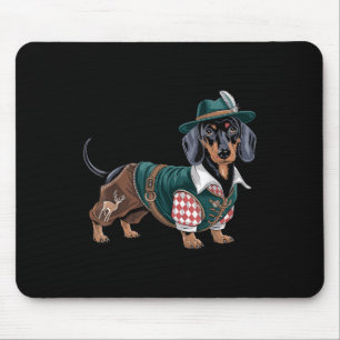 Dackel Bavarian Weiner Sausage _3 Mousepad