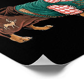 Dackel Bavarian Weiner Sausage _4 Poster (Ecke)