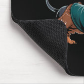 Dackel Bavarian Weiner Sausage _5 Mousepad (Ecke)