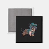 Dackel Bavarian Weiner Sausage _6 Magnet (Vorderseite/Rückseite)
