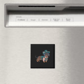 Dackel Bavarian Weiner Sausage _6 Magnet (In Situ (Geschirrspüler))