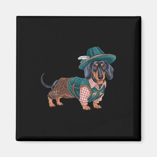 Dackel Bavarian Weiner Sausage _6 Magnet (Vorne)