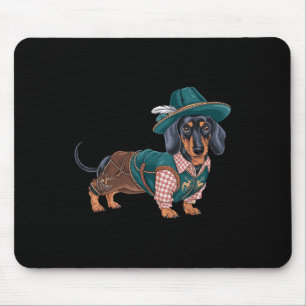 Dackel Bavarian Weiner Sausage _6 Mousepad