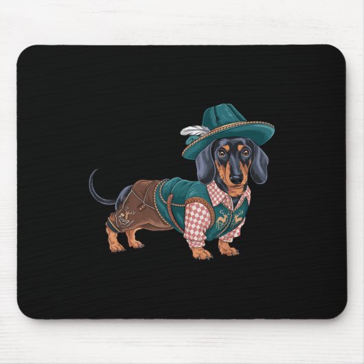 Dackel Bavarian Weiner Sausage _6 Mousepad (Vorne)