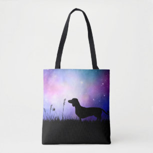 Dackel bei der Moonscape Dackel Dog Beautiful Tasche