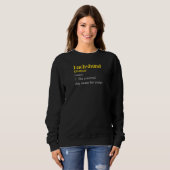 Dackel Besitzer Definition Dackel Dackel Doppy Pup Sweatshirt (Vorne ganz)