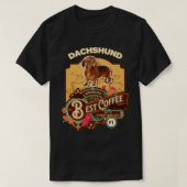 Dackel Best Coffee Downer Coffee Lover Geschenke T-Shirt (Design vorne)