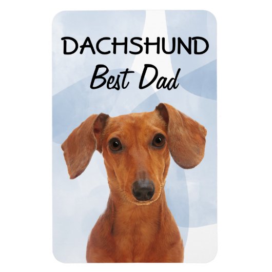 Dackel Best Vater Magnet (Vertikal)