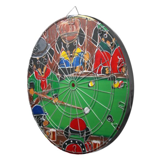 DACKEL BILLIARDS DARTSCHEIBE (Vorderseite rechts)