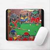 Dackel Billiards Mousepad (Mit Mouse)