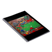 Dackel Billiards Notizblock (Rechte Seite)