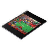 Dackel Billiards Notizblock (Linke Seite)