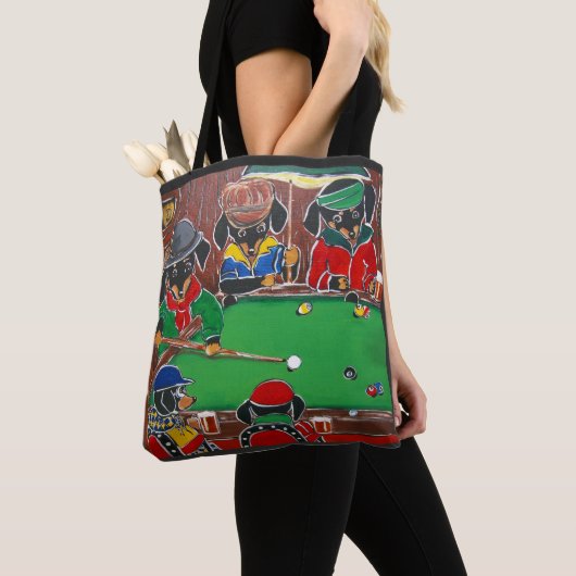 Dackel Billiards Tasche (Von Nahem)