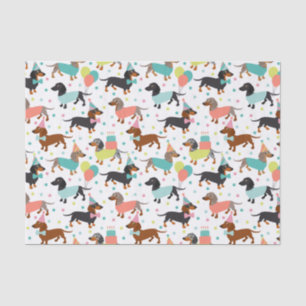 Dackel Birthday Tissue Paper Seidenpapier
