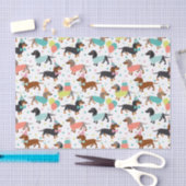 Dackel Birthday Tissue Paper Seidenpapier (Handwerk)