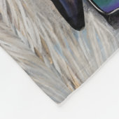 Dackel Black and Tan Fleecedecke (Ecke)