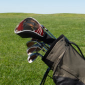 Dackel Black & Tan Golf Headcover (In SItu)