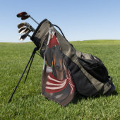 Dackel Black & Tan Golfhandtuch (Gras)