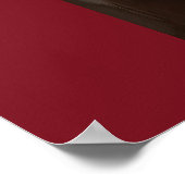 Dackel Black & Tan Poster (Ecke)