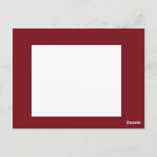 Dackel Black & Tan Postkarte (Rückseite)