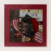 Dackel Black & Tan Puzzle (Horizontal)