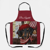 Dackel Black & Tan Schürze (Vorderseite)