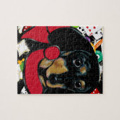 DACKEL BLING PUZZLE (Horizontal)