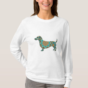 Dackel Boho Mandala T-Shirt