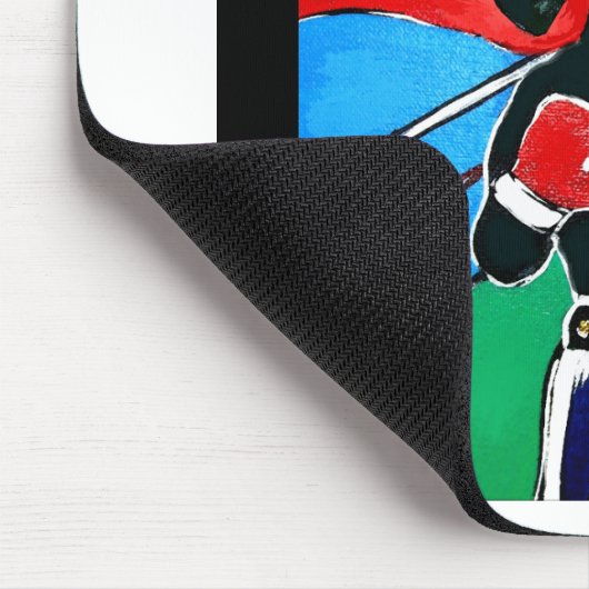 Dackel Boxer Mousepad (Ecke)