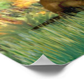 Dackel (braun1) - Frühjahr Poster (Ecke)