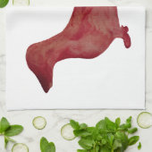 Dackel Braun Dog Teetuch 40,6 cm x 61 Handtuch (Gefaltet)