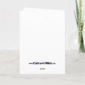 Dackel (braun) Weihnachten (Rückseite)