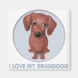 Dackel (Brown) Granddog Magnet